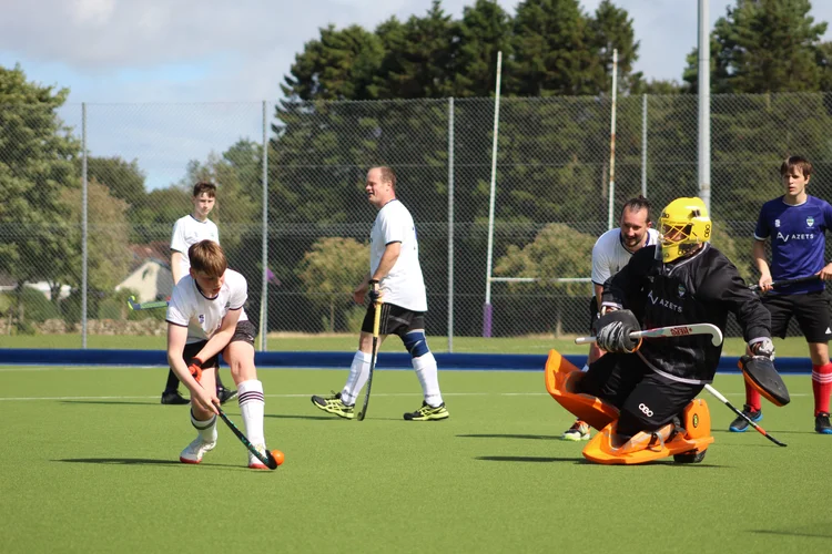 Men in action